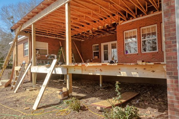 Porch Columns Installation in Bowie