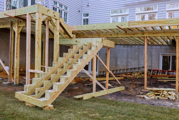 Deck Post Replacement in Bowie