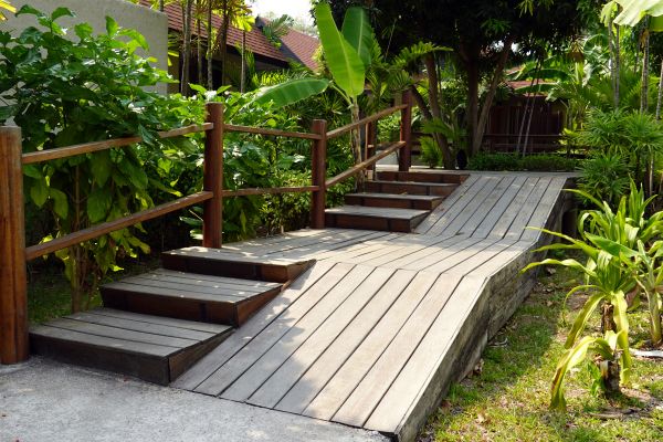 Wood Ramp Installation in Bowie
