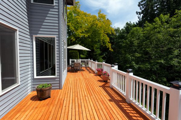 Cedar Deck Construction in Bowie